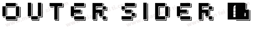 Outer Sider (BRK)字体转换